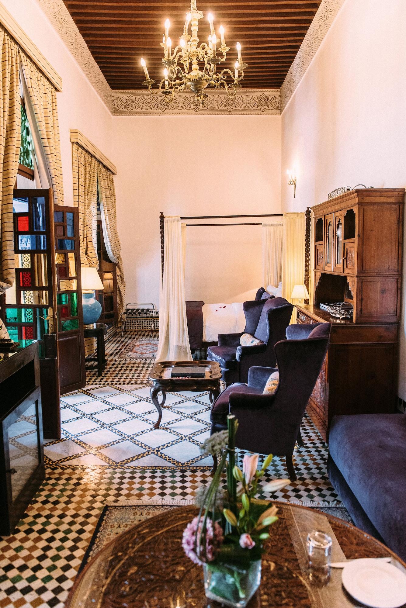 Riad Maison Bleue And Spa Фес Екстериор снимка