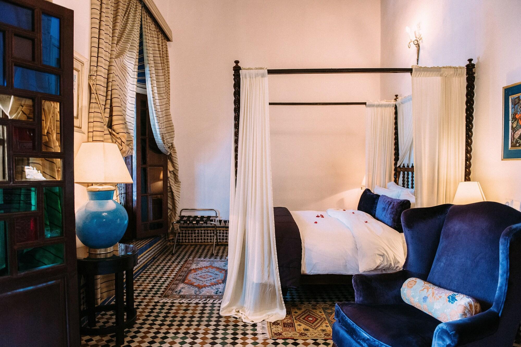 Riad Maison Bleue And Spa Фес Екстериор снимка