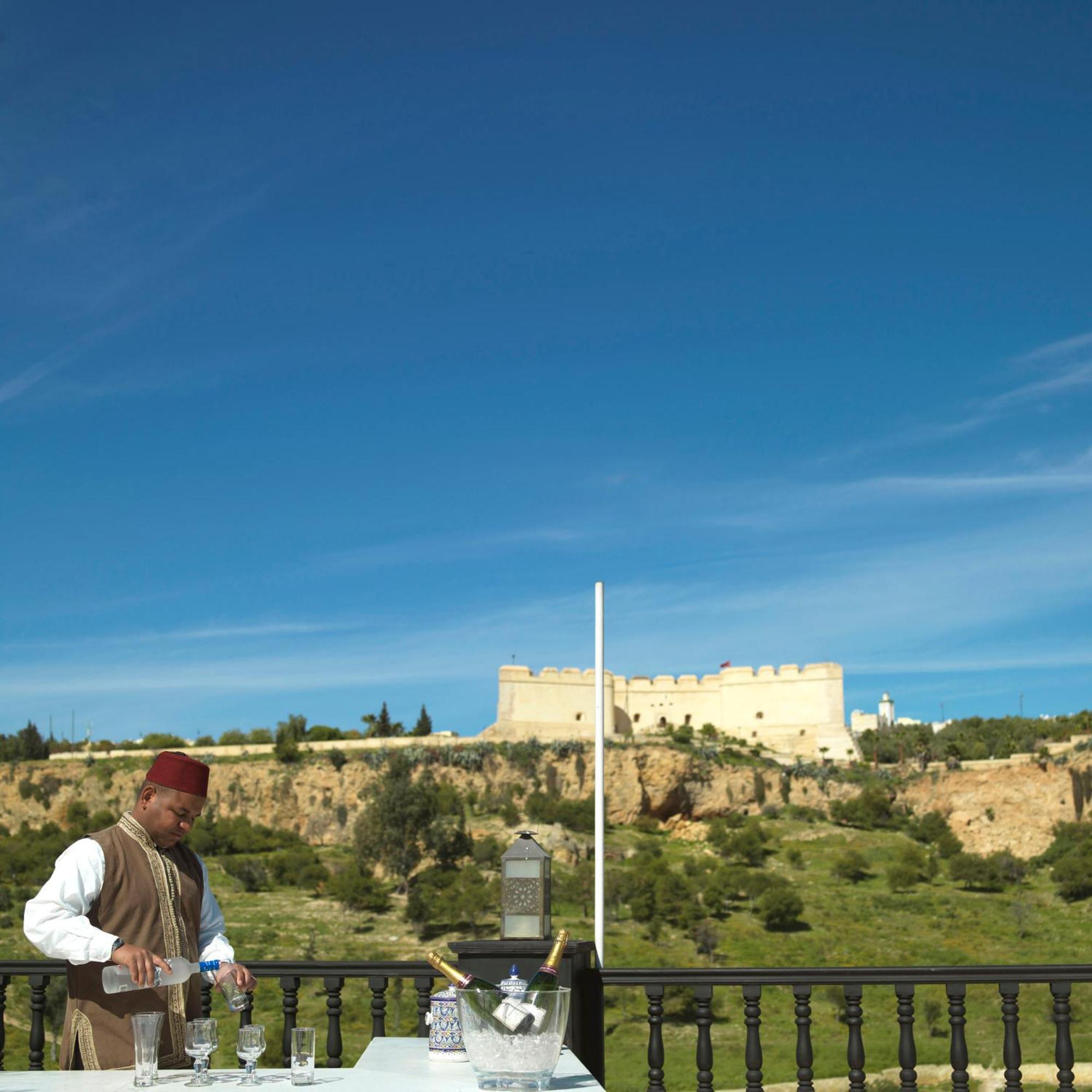 Riad Maison Bleue And Spa Фес Екстериор снимка