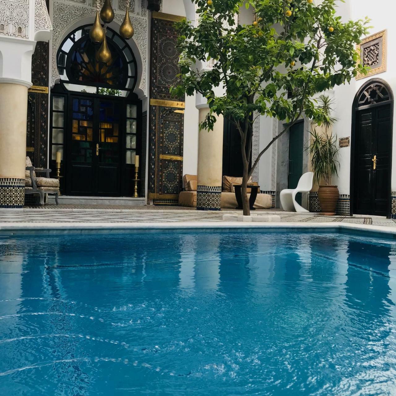 Riad Maison Bleue And Spa Фес Екстериор снимка