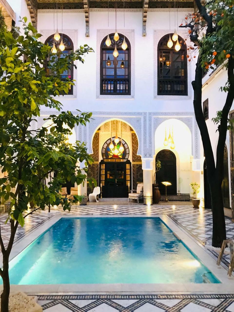 Riad Maison Bleue And Spa Фес Екстериор снимка
