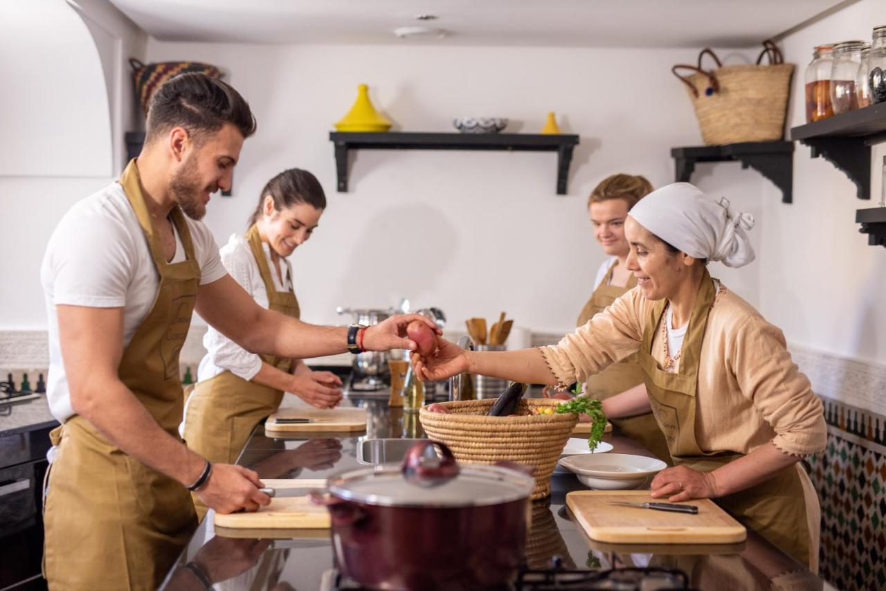 Riad Maison Bleue And Spa Фес Екстериор снимка