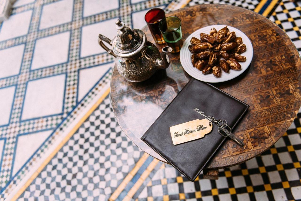 Riad Maison Bleue And Spa Фес Екстериор снимка